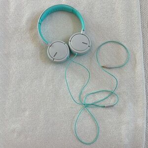 Philips headphones Tiffany color and gray